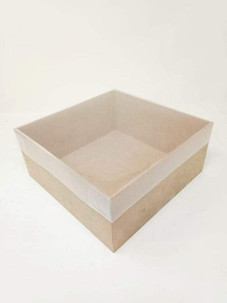 MDF board box with acetate cover